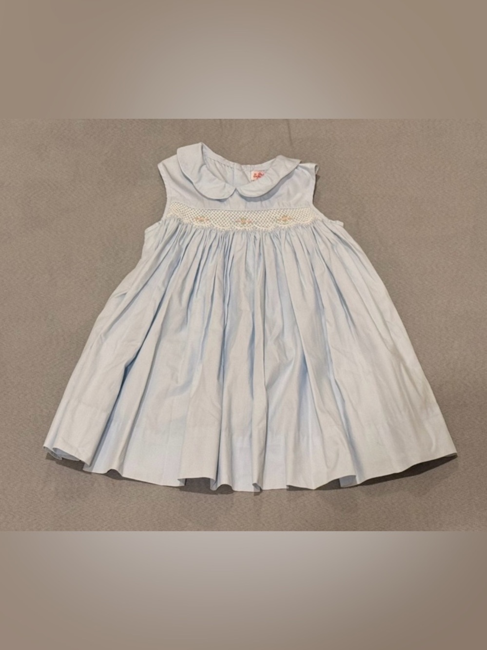 Orient Expressed light blue smocked dress